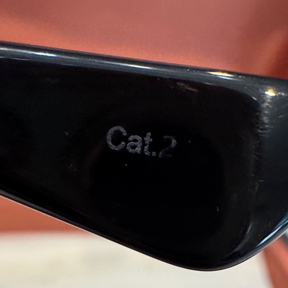 Authentic Gucci Black Sunglasses with Gold Accents - Picture 13 of 14